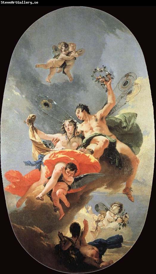 Giovanni Battista Tiepolo Triumph of ephy and Flora